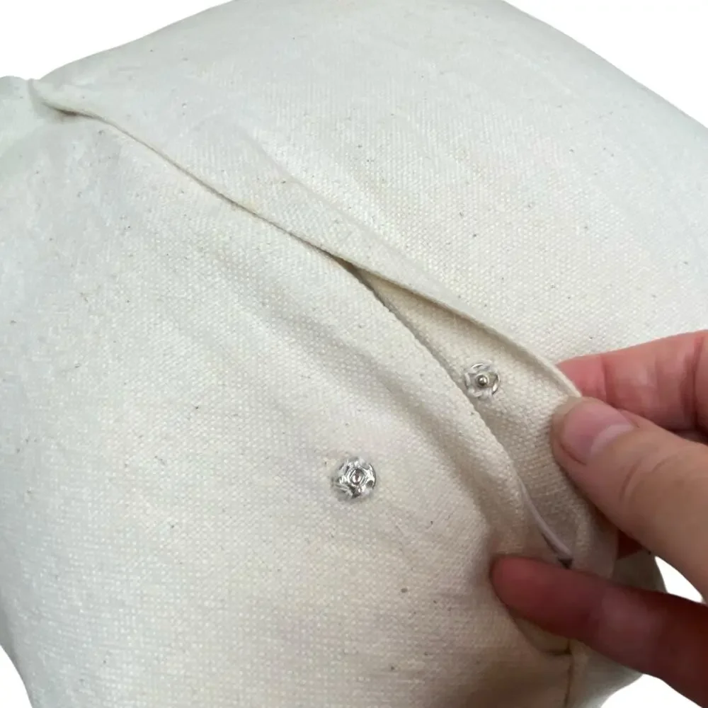 Floral Wool Chain Stitch Tapestry Pillows Size 18 Inch Square